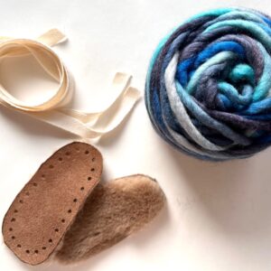 Frozen-Ocean Baby Bootie Kit