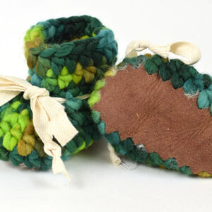 Rainforest Baby Booties
