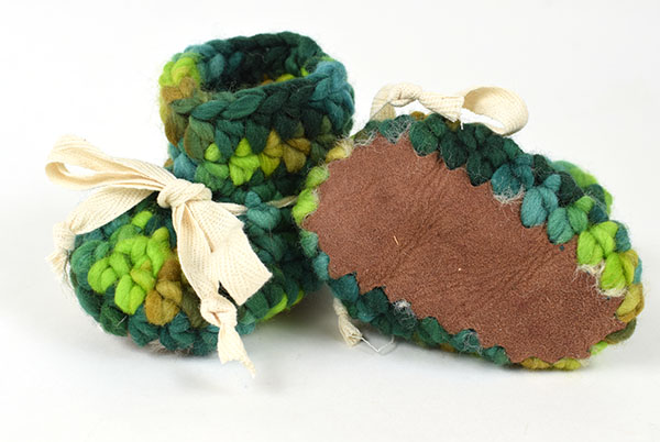 Rainforest Baby Booties